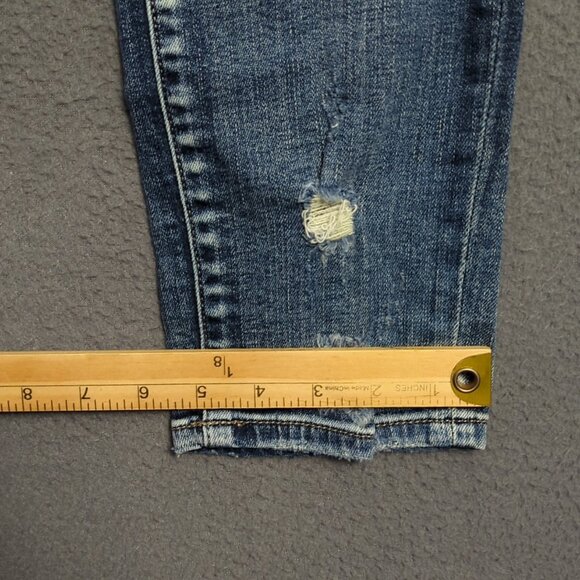 Buckle Black Jeans Women's 29x29 Blue Fit No No 53 Ankle Skinny Denim - Picture 9 of 13